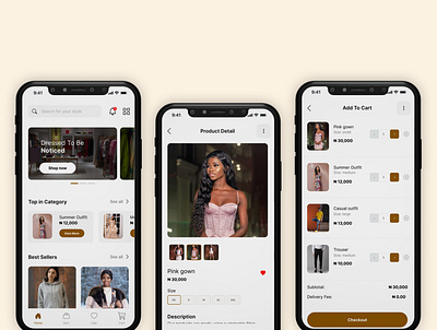 Fashion App app design fashion fashionapp mobileapp ui userexperince ux