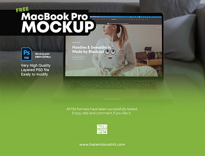 MacBook Pro Mockup - Free Download 👨🏻‍💻 free freebie laptop macbook macbook pro mockup mockup template mockups psd psd mockup