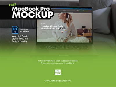 MacBook Pro Mockup - Free Download 👨🏻‍💻