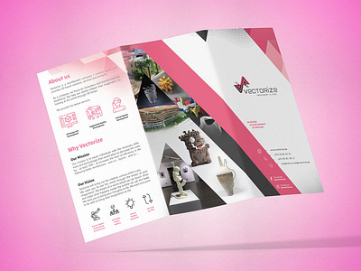 Brochure | Vectorize - Qatar branding brochure design flyer illustration pamphlet qatar typography vector تصميم