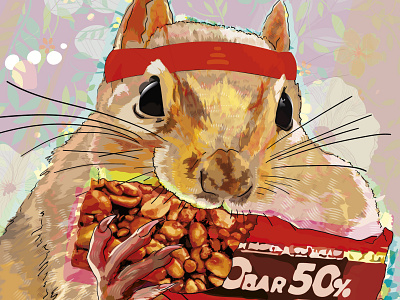 Squirrel || 2021 animal art animals art character color creative design digital digital art illustration illustrator jolie le déni squirrel vector art