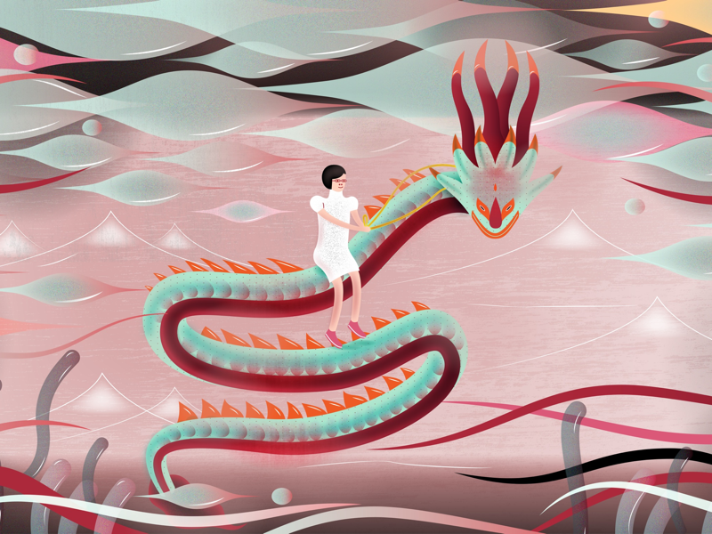 Dragon Kohaku by carlos perez on Dribbble