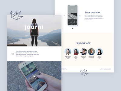 2019 capstone project - journi - website travel webdesign website