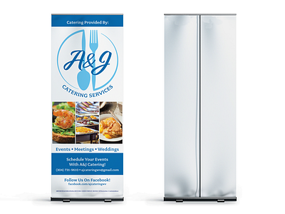 A&J Catering Services - Retractable Banner Design