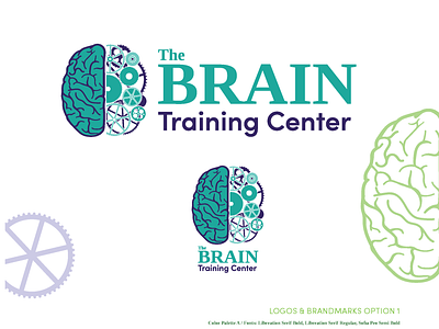 The Brain Training Center adobe branding design flat graphic design illustration logo logo design logos vector
