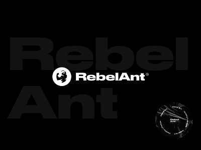 RebelAnt® black brand design branding identity kristaps design logo logo design mobile design modern rebel rebelant urban web web interfaces website