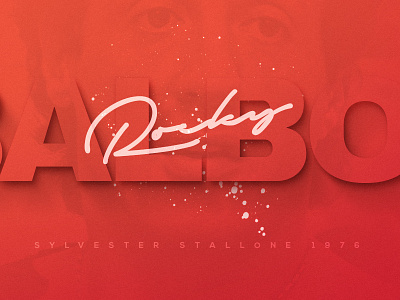 Rocky Balboa balboa rocky text typo typography