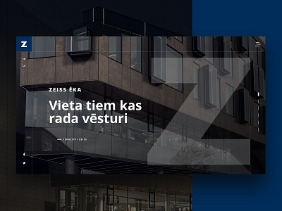 ZEISS Building architecture clean flat modern web webdesign website zeiss