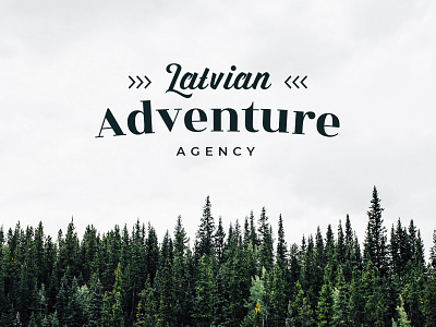 Latvian Adventure Agency branding clean logo logo logo design logos logotype natural natural logo