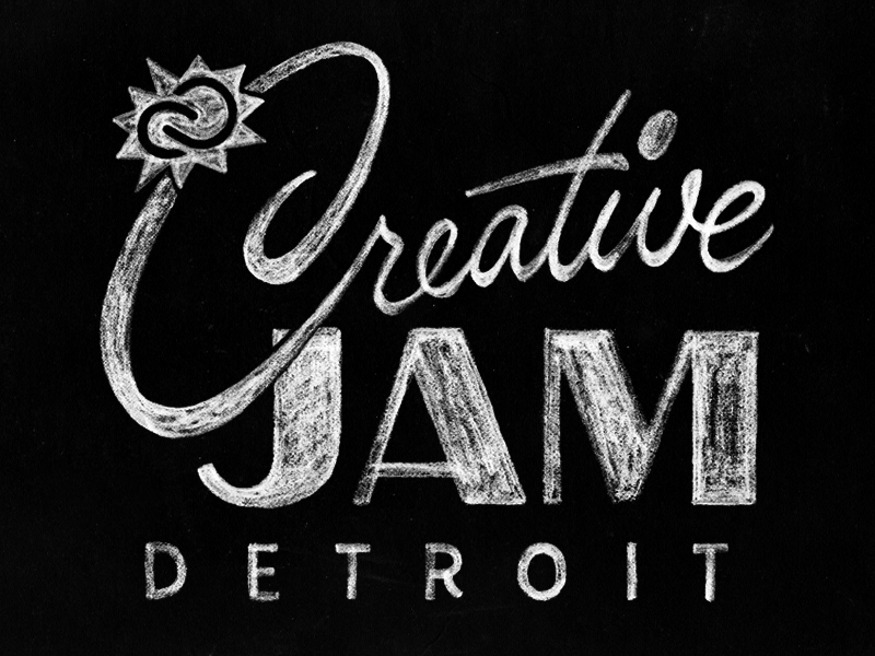 Creative Jam Detroit adobe hand lettering lettering type