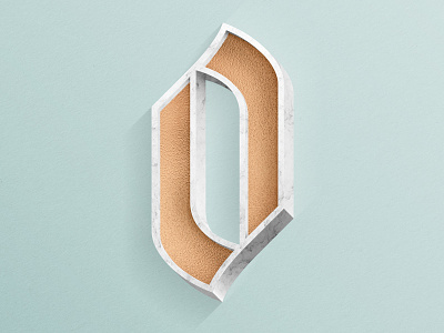 𝔬 blackletter foil lettering marble o photoshop type typography
