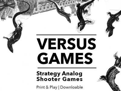 Versus Games analog collage drawing games print