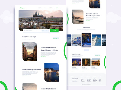 Tripplan Travel Landing Page