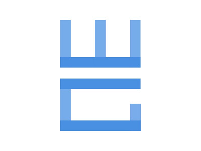 Draft 2: The Watercolor Gallery logo mark h2ocolor learning logo mark