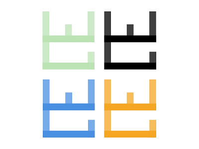 Draft 3: The Watercolor Gallery logo mark h2ocolor learning logo mark