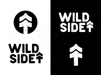 Wildside Logo adventure apparel arrow design explore illustration logo outdoor outside stress texture textures tree typography wild wildside