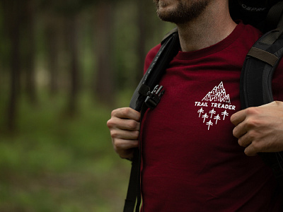 Wildside - Trail Treader adventure apparel apparel logo clothing emblem explore logo outside photography t shirt t shirt illustration tee tee design trail trail running trekking walking wildside