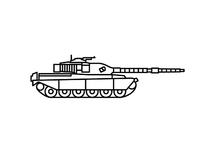 British Chieftan Tank battle british chieftan icon illustration massive gun tank tracks war