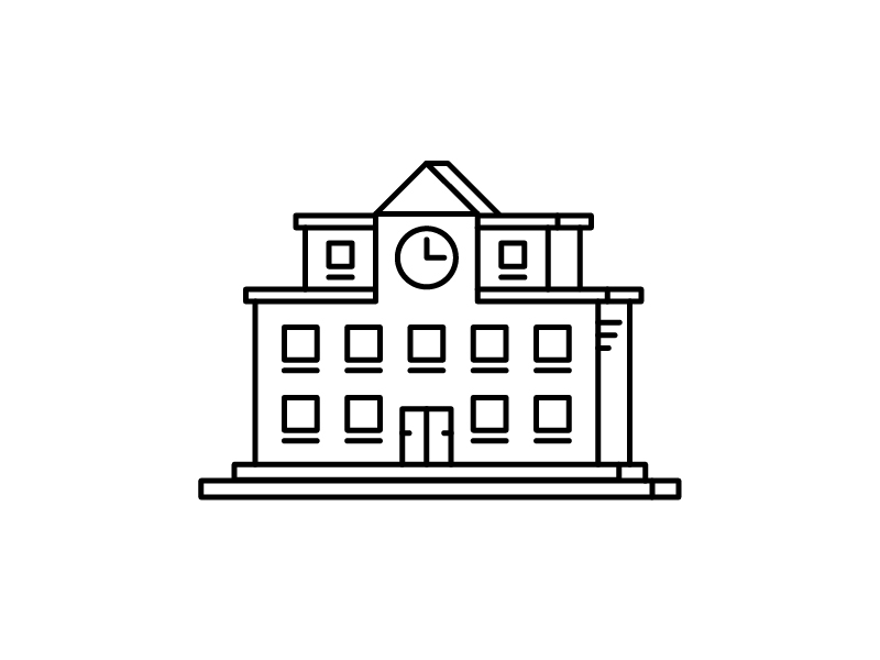 Old School House by Tom on Dribbble