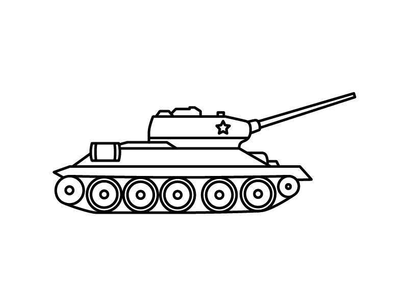 T 34 рисунок