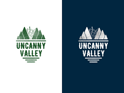 Uncanny Valley design logo texture valley