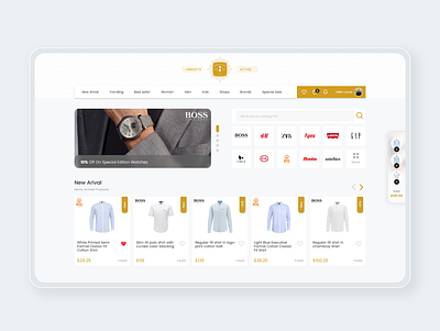 Fashion Brand Based E-commerce Platform adobe xd brand clean ecommerce fashion ui uiux user experience user interface