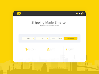International Shipping branding cargo ship clean courier illustration interaction shipper shipping uiux user experience user interface ux