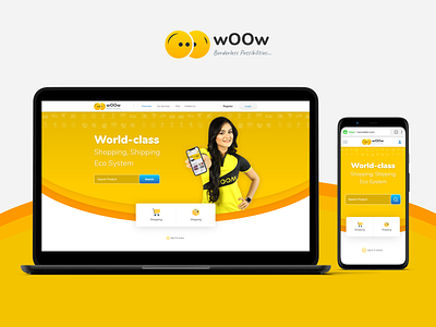 wOOw Website Redesign clean ecommerce interaction landing page micro interaction redesign shipping shopping typography ui uiux user experience user interface ux website