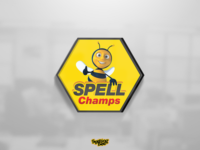 Spell Champs Logo (for Spelling Bee season 5) branding champs game game logo icon illustration logo logotype spelling bee typography ui user interface vector