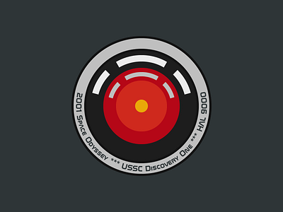 hal 9000 - mission patch