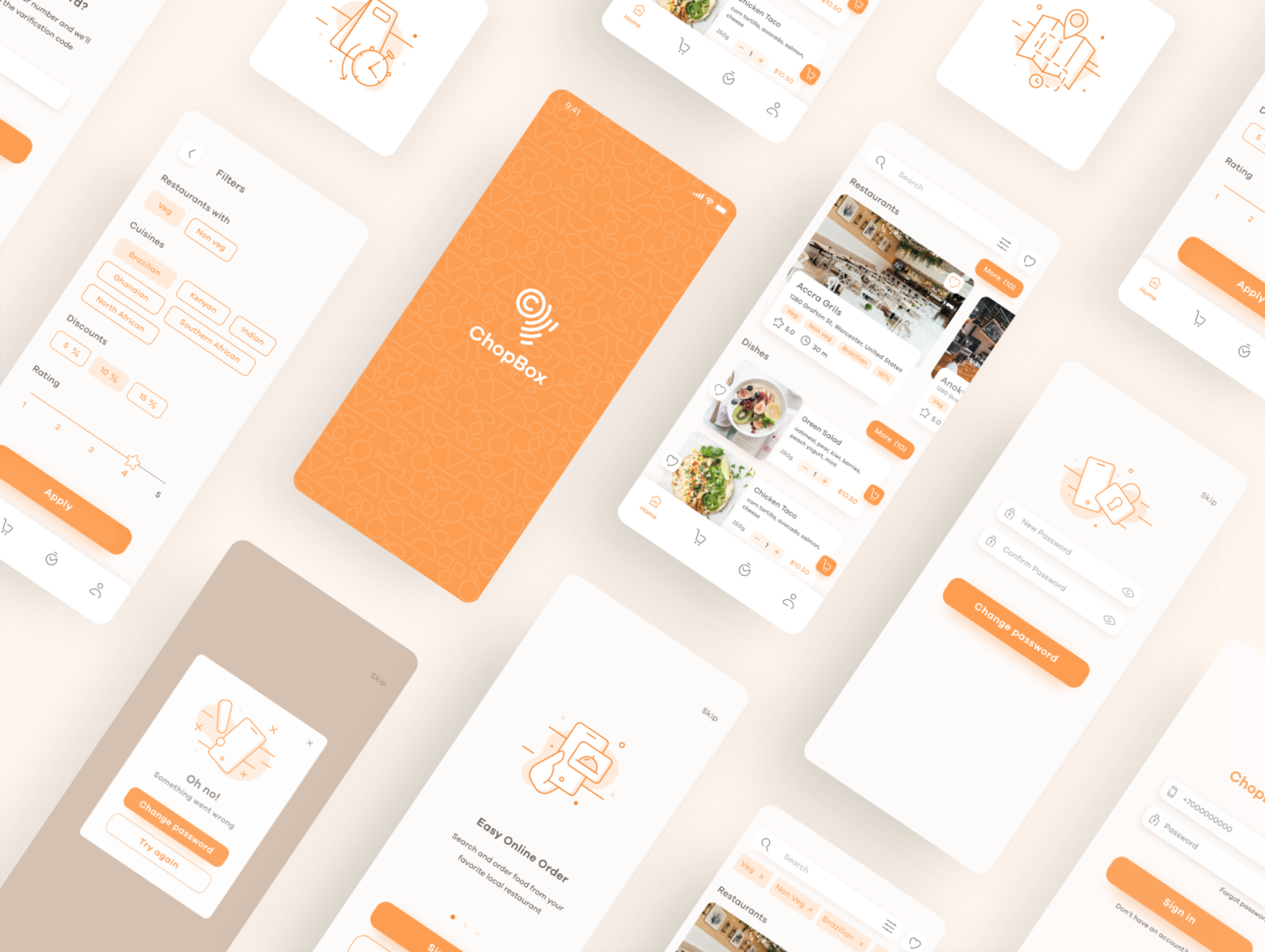 Redesign food delivery app by Vladislava Povelitsa on Dribbble