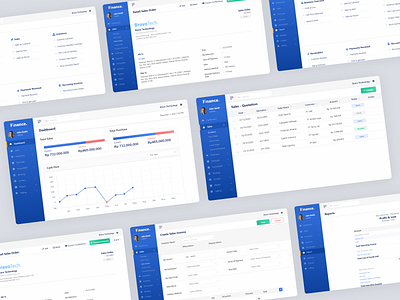 Finance - Dashboard/Form blue business design erp finance finance business form ui uidesign user interface web website