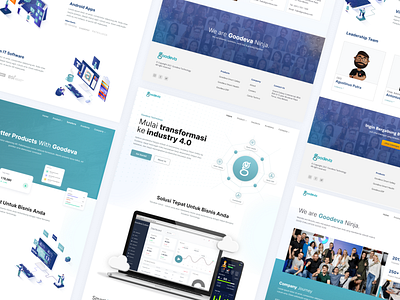 Technology Web - All Pages blue brand brand identity branding company design digital company footer header home homepage product product page ui uidesign user interface web website