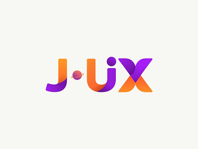 J-UI/X Logo branding design illustration logo ui