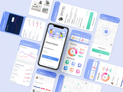 Goodeva - Digital Sales UI app design illustration mobile ui uidesign user interface ux