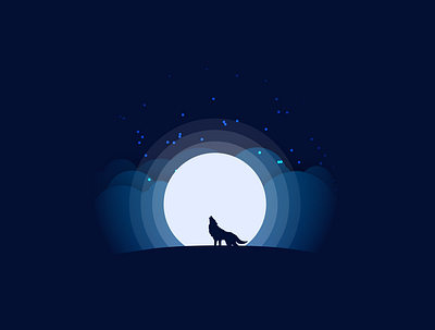 Wolf illustration