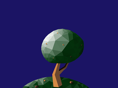 An attempt to Low Poly illustration