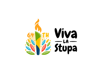 Viva la Stupa - SMAN 1 Pariaman's 64th Anniversary branding branding and identity branding concept design logo logo design