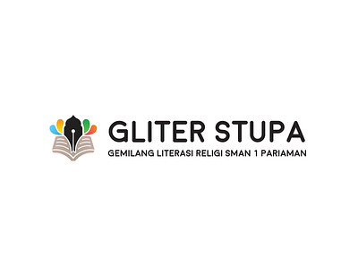 Gliter Stupa - High School Islamic Literature Competition branding branding and identity branding concept design logo logo design