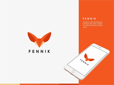 Fennik app fox logo fox fox brand fox logo logo simple fox wolf wolf logo