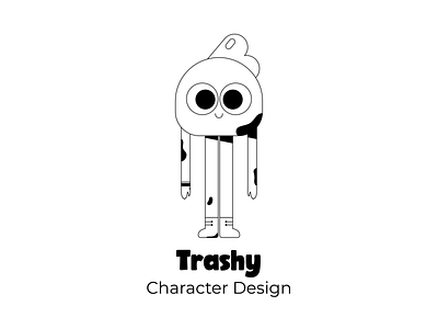 Trashy Character design sketch 2d art adobe illustrator cartoon character character design characterdesign concept design illustration illustrator sketch sketching vector