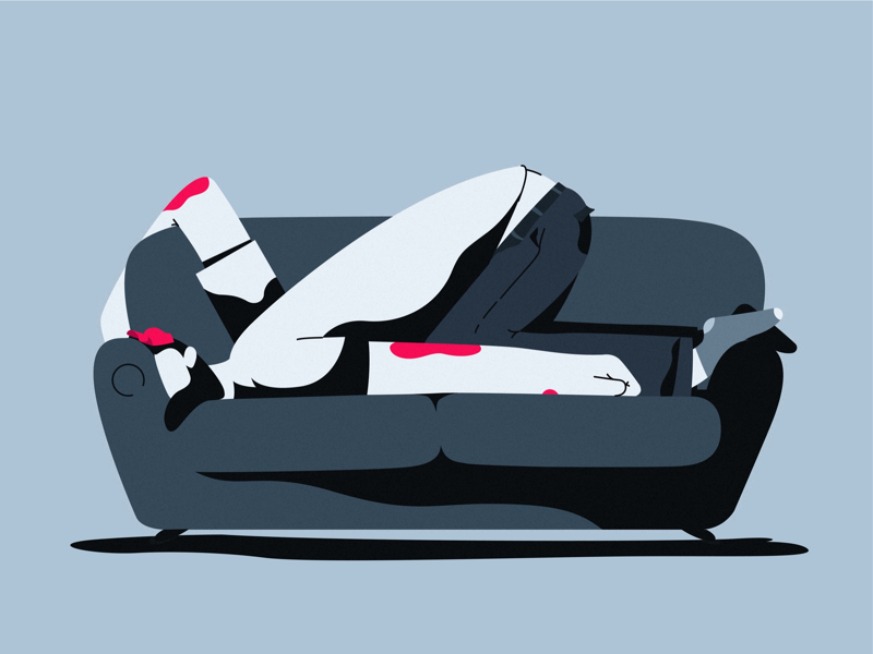 Tired tired weekend character illustration illustration design vector character design character 2d art adobe illustrator