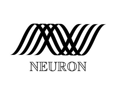 Neuron Logo adobe animation art branding brush design flat graphic graphicdesign icon illustration lettering logo minimal strokes type typography ui ux vector