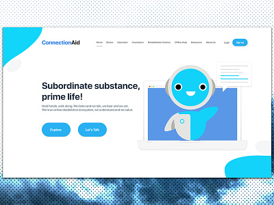 Landing Page for Substance Abuse Help
