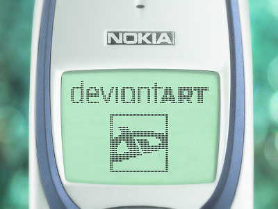 A deviantART app on... Nokia 3330?