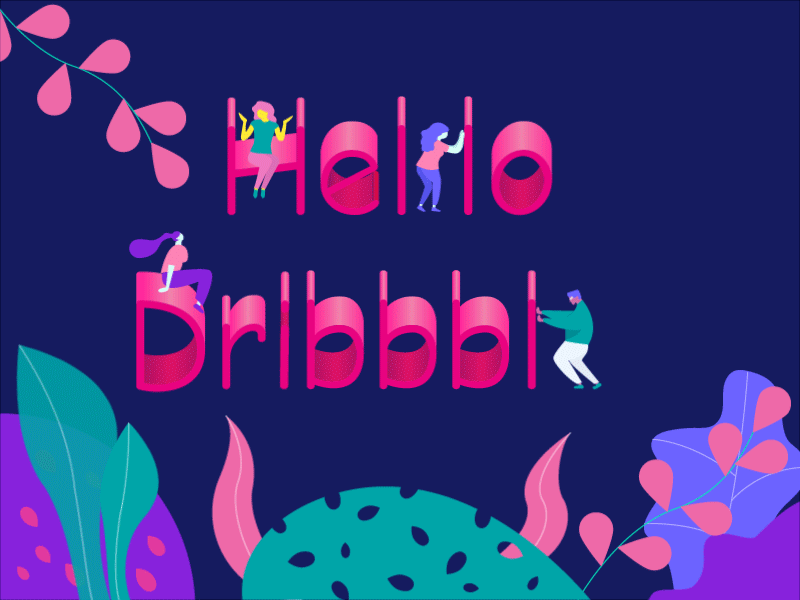 Hello dribbble jump