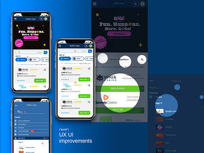 Betting affiliate website - Quick UX UI improvements mobiledesign uidesign ux ux design
