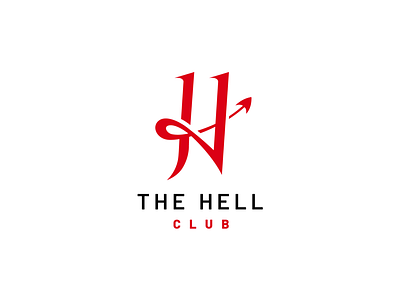 The Hell Club branding club design graphic design hell kolcsarzsolt logo logo design logodesign red typogaphy typography design