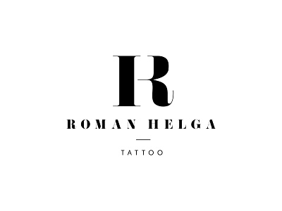 Logo design for Roman Helga Tattoo Artist
