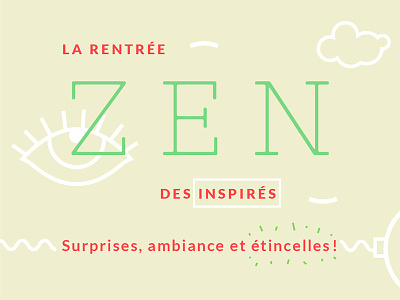 Les Inspirés Zen creative design event inspiration zen